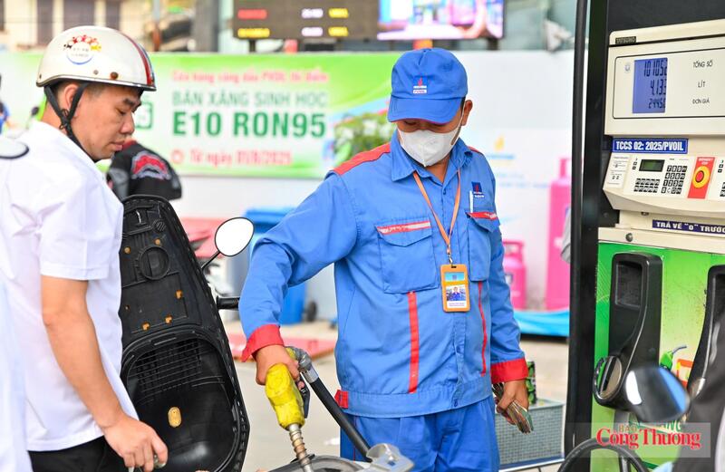 Xăng E10 chính thức đưa ra thị trường từ ngày 1/6/2026. Ảnh: Nam Nguyễn