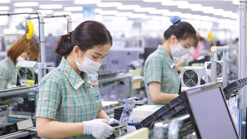Khu vực công nghiệp của tỉnh tiếp tục là động lực tăng trưởng với mức tăng 19,51%, giá trị sản xuất đạt khoảng 1,6 triệu tỷ đồng. Ảnh minh hoạ