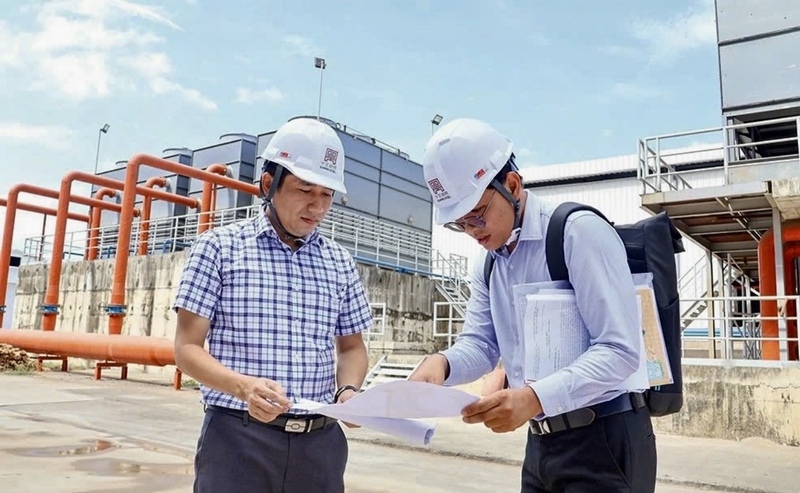 Dự án Nhà máy luyện, cán thép Sunpro, Cụm công nghiệp tập trung Phú Hữu A, giai đoạn 3 đang được tập trung đẩy nhanh tiến độ. Ảnh: Minh Huyền