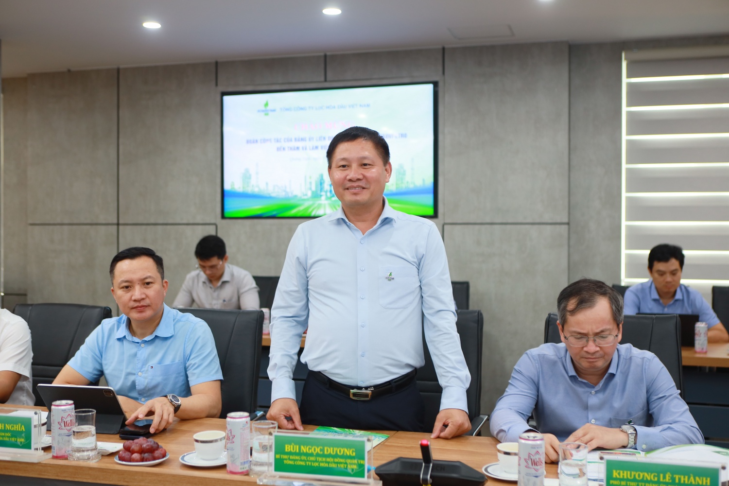 Đồng chí Bùi Ngọc Dương - Bí thư Đảng uỷ, Chủ tịch HĐQT BSR phát biểu bày tỏ sự gắn kết chiến lược của BSR và Vietsovpetro. Đồng chí Bùi Ngọc Dương - Bí thư Đảng uỷ, Chủ tịch HĐQT BSR phát biểu bày tỏ sự gắn kết chiến lược của BSR và Vietsovpetro.