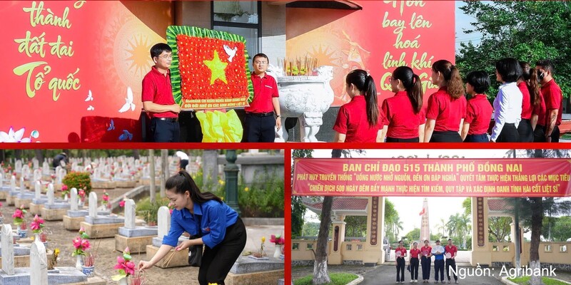 Đoàn viên, thanh niên Agribank tham gia các hoạt động tri ân, thăm hỏi và tặng quà người có công với cách mạng trong đợt cao điểm “Đền ơn đáp nghĩa” năm 2026