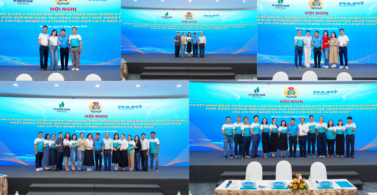 Công đoàn PVFCCo - Phú Mỹ tạo động lực từ chăm lo người lao động và đổi mới sáng tạo Công đoàn PVFCCo - Phú Mỹ tạo động lực từ chăm lo người lao động và đổi mới sáng tạo