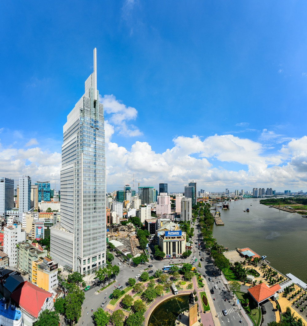 Vietcombank Tower trên skyline ven sông Sài Gòn, một dấu mốc dễ nhận diện trong không gian kinh doanh của trung tâm TP.HCM vbb1-anh-2.jpg