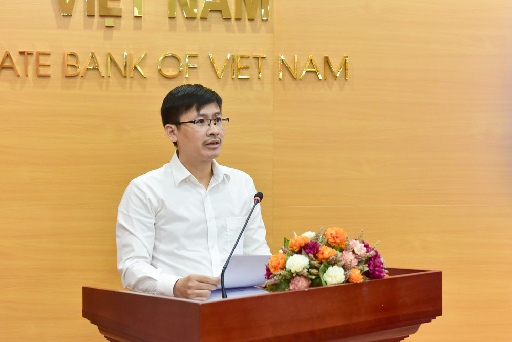 Ông Hoàng Minh Tiến - Phó Cục trưởng Cục Công nghệ thông tin NHNN. Ảnh: SBV. mhn-1210.jpg