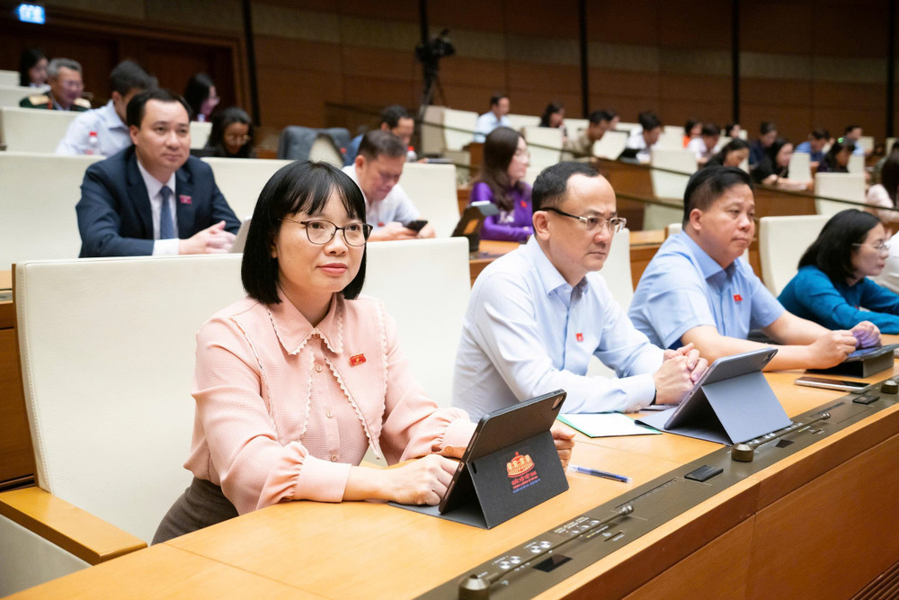 Các đại biểu tham dự phiên thảo luận tại Quốc hội, ngày 21/8 (ảnh QH). 81.jpg