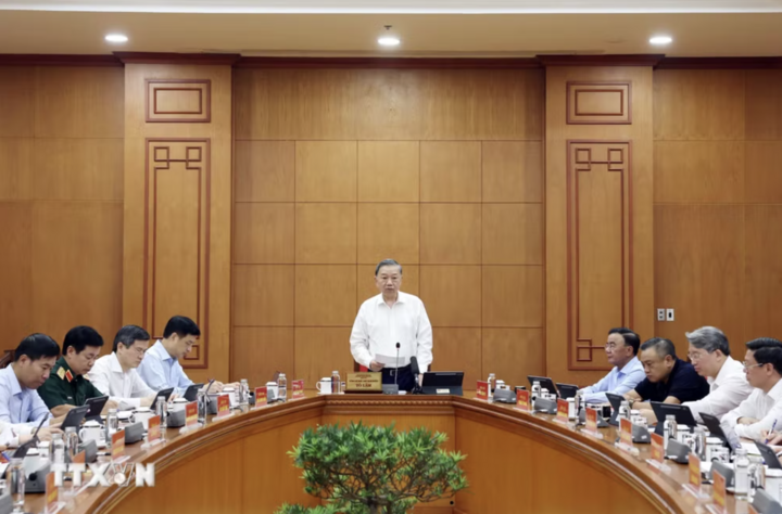Tổng Bí thư, Chủ tịch nước Tô Lâm phát biểu chỉ đạo. Ảnh: Thống Nhất/TTXVN