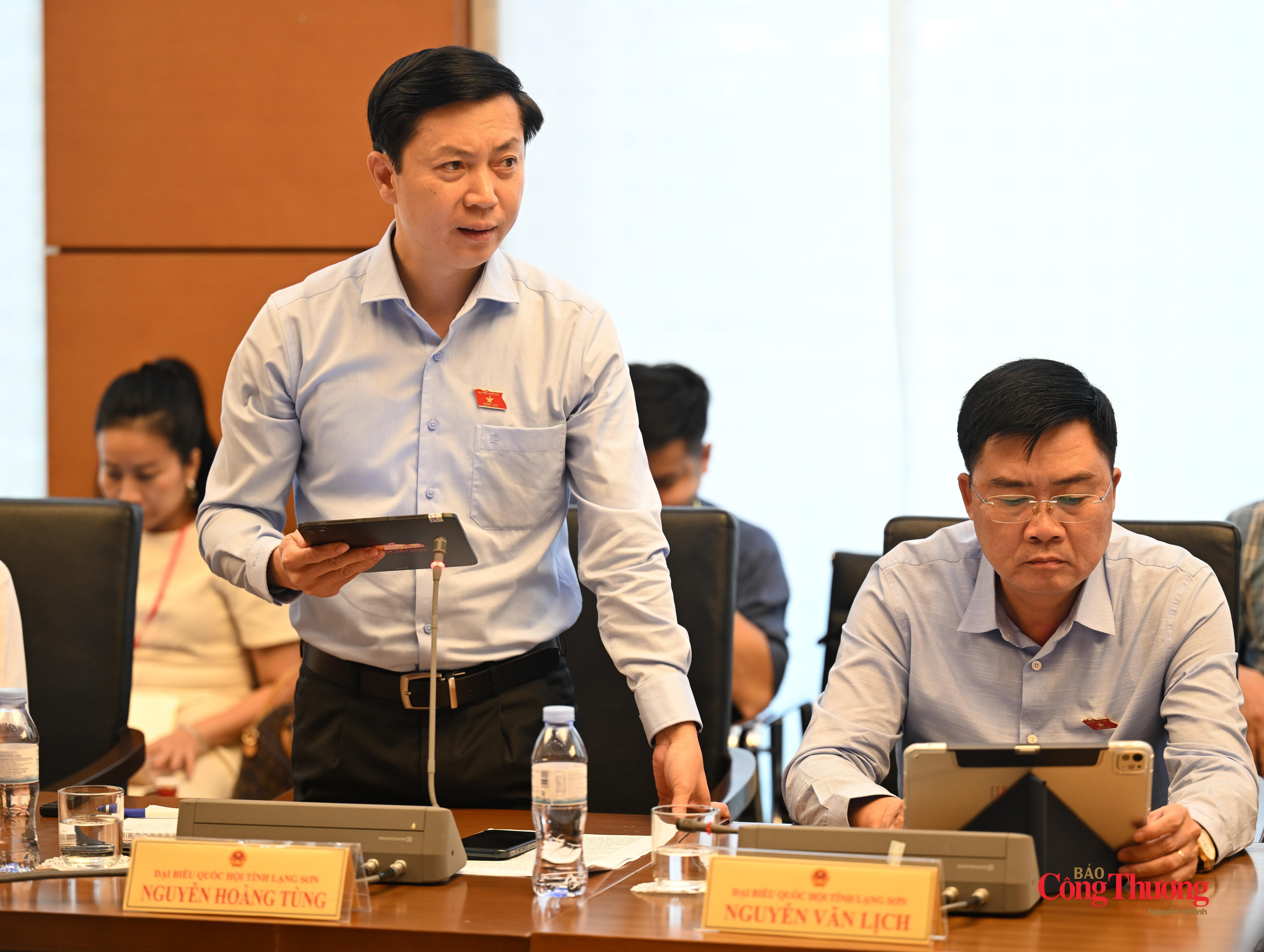 Đại biểu Nguyễn Hoàng Tùng (Đoàn đại biểu Quốc hội tỉnh Lạng Sơn).