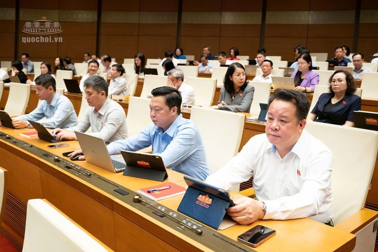 Các đại biểu Quốc hội tham dự phiên họp (ảnh QH). 50.jpg