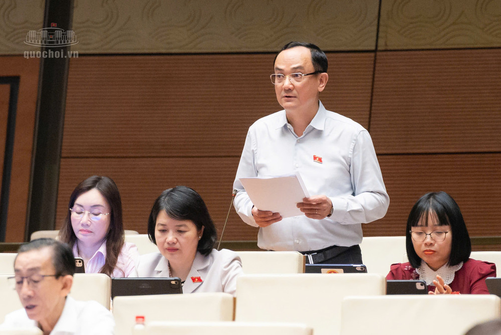 Đại biểu Quốc hội Nguyễn Ngọc Sơn phát biểu (ảnh QH). 51.jpg