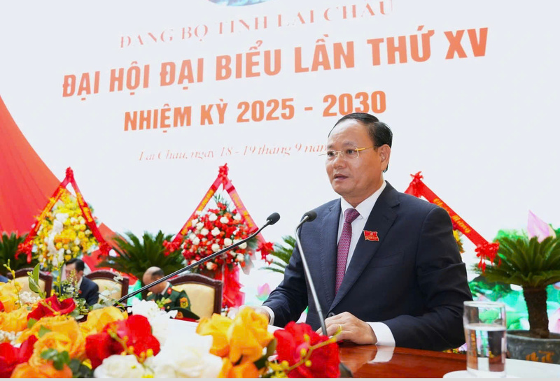Ông Lê Minh Ngân giữ chức Bí thư Tỉnh ủy Lai Châu nhiệm kỳ 2025-2030. Ảnh: Cổng thông tin điện tử Lai Châu